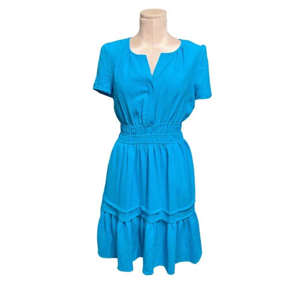 Tahari Blue Sundress